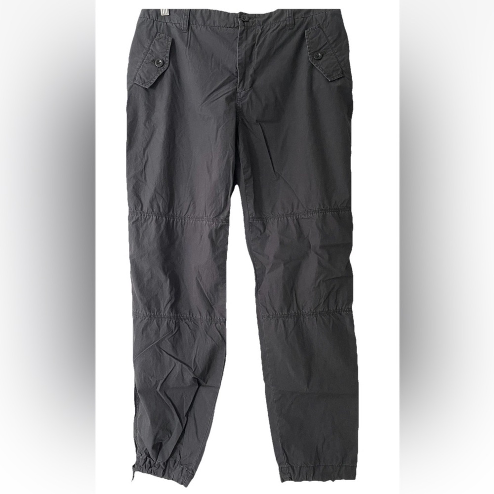 Ralph Lauren Polo Cargo Pants Women's Size 12 Black Utility Ankle tie
